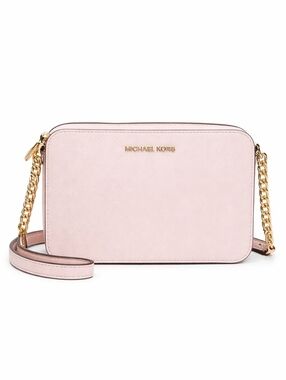 Michael Kors Jet Set Large Saffiano Leather Crossbody Bag
